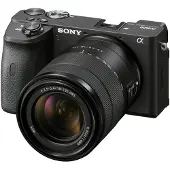 Sony α ILCE6600MB + 18-135mm, 24,2 MP, 6000 x 4000 Pixel, CMOS, 4K Ultra HD, Touchscreen, Schwarz