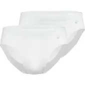 Götzburg Slip GÖTZBURG "Slip 2er Pack", Herren, Gr. XL, weiß, Obermaterial: 95% Baumwolle CO. 5% Elasthan EL., Unterhosen Slip