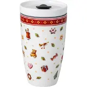 Villeroy & Boch Isolierflasche "Coffee To Go Becher Toy's Delight 350 ml bunt", bunt, 350ml, Trinkflaschen, Isolierflasche