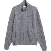 Armedangels AANTON | Strickjacke aus Bio-Woll Mix - grau (M)