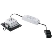 SLV 112720 FRAME BASIC SET, Einbauleuchte, LED, 3000 K, schwarz matt, Set, 9,4 W, inkl. Treiber