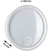 Paulmann Platomo LED-Außenwandleuchte Sensor weiß
