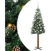 vidaXL Schlanker Weihnachtsbaum Grün 150 cm