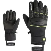 Ziener Skihandschuhe "GOMIN-Z AQUASHIELD", Herren, Gr. 11, schwarz, Materialmix, Handschuhe Skihandschuhe, wasserdicht, winddicht, atmungsaktiv, Lederinnenhand