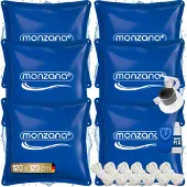 Monzana 6x Poolkissen Winter XL Chlorbeständig rechteckig