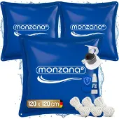 Monzana 3x Poolkissen Winter XL Chlorbeständig rechteckig