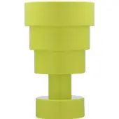 Kartell Vase Calice grün, Designer Ettore Sottsass, 48 cm