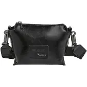 Pepe Jeans Edith Glossy Schultertasche Schwarz Schwarz One Size