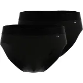 Götzburg Slip GÖTZBURG "Slip 2er Pack", Herren, Gr. M, schwarz, Obermaterial: 95% Baumwolle CO. 5% Elasthan EL., Unterhosen Slip