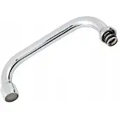 Hydroland U-Typ Küchenauslauf 30cm Chrom