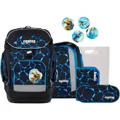Ergobag Maxi Schulrucksack Set (6-tlg.) - Bärassic Garden, Farbe:bärassic garden