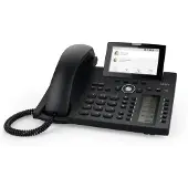 Snom D385 - IP-Telefon - Schwarz - Kabelgebundenes Mobilteil - Tisch/Wand - Im Band - Out-of band - SIP-Info - 12 Zeilen