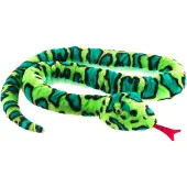 Heunec Kuscheltier "Misanimo, Schlange grün, 180 cm", grün, Plüschfiguren, KinderL:180cm, Polyester, Kuscheltier, L:180cm