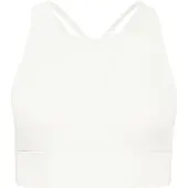 Winshape Sport-Bustier "Functional Comfort Sport-BH SB103C", Damen, Gr. XS, Normalgrößen, weiß (cream), 85% Polyester, 15% Elasthan, BHs Sport-Bustier, mit Rücken-Applikation