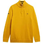 Superdry für Herren. M6110706A Pullover mit Halbem Reißverschluss Baumwolle gelb (L), Lässig