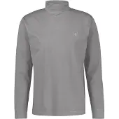 Lerros Sweatshirt "Herren-Shirt mit modischem Turtleneck", Herren, Gr. XXL, grau (basalt grau), 95% Baumwolle, 5% Elasthan, Sweatshirts Sweatshirt
