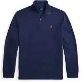 Ralph Lauren für Herren. 710P07411005 Marineblauer Estate-Rib-Pullover mit Reißverschluss (XXL), Lässig, Baumwolle, Langarm