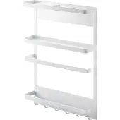 Yamazaki Magnetisches Küchenregal Tower White