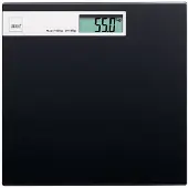 kela Personenwaage Graphit Glas schwarz 30x30x2cm, 21298