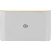 JUST LIGHT LED-Akku-Wandleuchte 19475-16, 3W, 3000K, 300lm, warmweiß, IP44, weiß