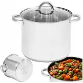 Topfann Topf 6L Edelstahl Kochtopf Suppentopf Induktion Universaltopf Fleischtopf 6 L
