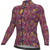 ALÉ Pragma Flowery Langarm-trikot Rosa L Damen Rosa L