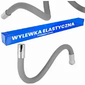 Yoka Home TUD-2-K Flexibler Küchenarmatur Auslauf Grau Premium