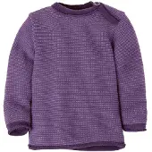 Disana - Kid's Melange-Pullover - Merinopullover Gr 62/68 lila