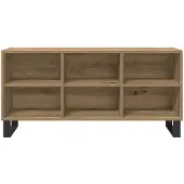 vidaXL TV-Schränk 103,5 x 30 x 50 cm Artisan-Eiche Holzwerkstoff