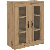 vidaXL Wandschrank Artisan-Eiche 69,5 x 34 x 90 cm