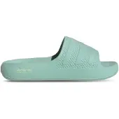Adidas Badesandale ORIGINALS "ADILETTE AYOON BADESCHLAPPEN", Damen, Gr. 38, grün (ash grün, ash grün, cream weiß), Synthetik, Schuhe Badesandale, Badelatschen