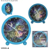 Dino World Galaxy Kinderwecker blau, lautlos, , Dinosaurier, Modell