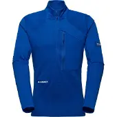 Mammut - Eiger Nordwand Advanced First Layer Half Zip Pull - Fleecejacke Gr L blau