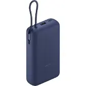 Xiaomi PB2030MI - Powerbank - integriertes Kabel - 20000 mAh - 75.48 Wh - 33 Watt - 3 A - Fast Charge - 3 Ausgabeanschlussstellen (USB-C, USB)