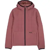 Mons Royale Womens Canyon Merino Insulated Hooded Jacket desert rose (920) M