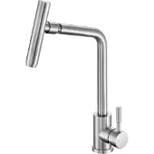 Fala Küchenarmatur Steely, chrom 360, 40cm, Wasserhahn, Spültischarmatur, Mischbatterie