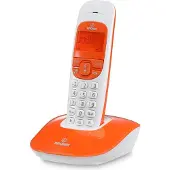 Brondi Nice DECT-Telefon orange, weiß Anrufer-ID