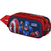 KARACTERMANIA Captain America Patriot 3D doble Federmappe
