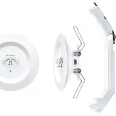 Zumtobel 42185700 Sicherheitsleuchte RESCLITE PRO MRWR ESCW E1D WH