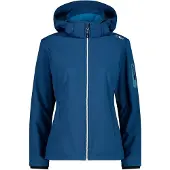 CMP - Women's Softshell Jacket Zip Hood - Softshelljacke Gr 52 blau