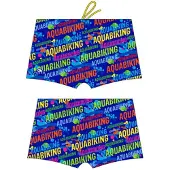 Turbo Aquabiking Letters Badehose Boxer