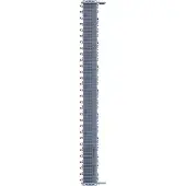ABB ZLS905E58-3LNLALB SMISSLINE TP Starterpaket 58 PLE, bestückt mit Schienen L1, L2, L3, N, sowie LA und LB, inkl. Sockelendstücken 2CCA183201R0001