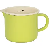 Kruger Milchtopf KRÜGER "Juist", grün (pastell, grün), B:12cm H:11cm L:18cm Ø:12cm, Töpfe, Milchtopf, Induktion