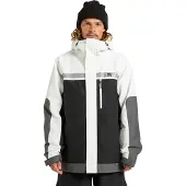 Dc-shoes Snowboardjacke "Defiant 10K", Herren, Gr. M, schwarz-weiß (weiß, schwarz), Obermaterial: 100% Polyester., Jacken Snowboardjacke