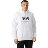 Helly Hansen für Herren. 54582 HH Logo Kapuzenpullover weiß (XXL), Lässig, Baumwolle