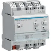 Hager TYAS624C Rollladen-/Jalousieaktor 4fach KNX Secure, 230V AC