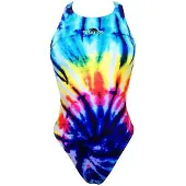 Turbo Wide Strap Swirl Badeanzug