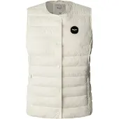 Pepe Jeans für Damen. PL402584 Weste Jane weiß (M), Lässig, Nylon