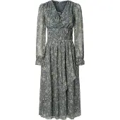 Pepe Jeans für Damen. PL9537692 Livy Kleid blau (S), Lässig, Polyester, Langarm