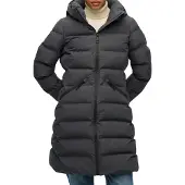 Superdry Steppjacke "CITY MID PADDED JACKET" mit Kapuze Kunstfaser, relaxed fit